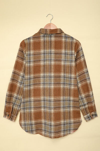 Plaid Button Up Long Sleeve Shirt